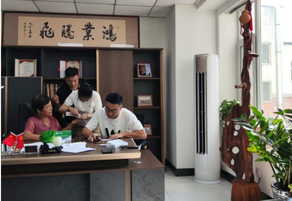 双拥委员会在汇民集团进行检测